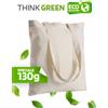 Borsa shopping cotone naturale 130 g/m2 - 38X42 cm personalizzate o neutre