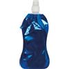 Borraccia pieghevole in plastica riciclata Flexy da 480 ml personalizzate o neutre