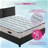 Topper rinfrescante, il correttore per materassi per chi soffre il caldo con elastici. Topper Alto 2,5 C.a cm - TP COOLER FRESH 160x190 Cm Matrimonial