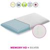 Cuscino memory Aloe vera hd ancora più traspirante e anti acaro con tessuto sfoderabile - young H12 Silver Anti microbico