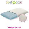 Geemma Cuscino memory hd ancora più traspirante e anti acaro con tessuto sfoderabile COOLER rinfrescante - young H12 Air 3D - Geemma