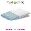 Geemma Cuscino memory hd ancora più traspirante e anti acaro con tessuto sfoderabile COOLER rinfrescante - young H12 Cotone - Geemma