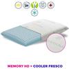 Geemma Cuscino memory hd ancora più traspirante e anti acaro con tessuto sfoderabile COOLER rinfrescante - young H12 Cooler fresco - Geemma