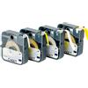 DYMO NASTRO COMPATIBILE PER DYMO-500TS 6mmX7M D43618 NERO su GIALLO