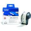 BROTHER ETICHETTE ADESIVE ORIGINALI BROTHER DK-22210 29 MM ROTOLO CONTINUO DA 30,48 METRI