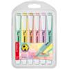 STABILO Evidenziatore Swing Cool Pastel - punta a scalpello - tratto 1 - 4 mm - colori assortiti - Stabilo - astuccio 6 pezzi (unità vendita 1 pz.)