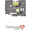 CartucceIn Nastro per etichette compatibile Brother TZE-641 nero su giallo