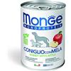 MONGE CANE SOLO CONIGLIO MELA GR.400