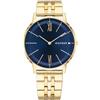Tommy Hilfiger Orologio Analogico al Quarzo da Uomo con Cinturino in Acciaio Inossidabile di Colore Dorato - 1791513
