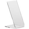 Display TP 16 supporto alzatacco per calzature in plexiglass trasparente H10 cm