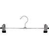 Gruccia metallo TP 02 con pinze a filo sottile cromata da 30 cm