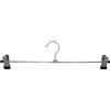 Gruccia metallo TP 02 con pinze a filo sottile cromata da 40 cm