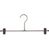 Gruccia metallo TP 02 con pinze a filo sottile brunita da 40 cm