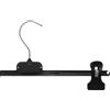 Gruccia plastica TP 08 con pinze nera da 36 cm
