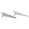 Cremagliera TP 05 coppia reggimensola 40 cm cromato per ripiano in legno