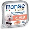 Monge cane fresh pate e bocconcini con salmone 100 gr