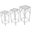 MIlani Home DORIAN - set di 3 fioriere quadrato