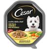 Cesar Scelta dello Chef 150 gr per cani di taglia piccola - Pollo con Riso Integrale e Verdure Cibo Umido per Cani
