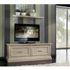 Base porta tv due cestoni, laccato-bianco-anticato-patinato, SI, vorrei ricevere anche la mensola da cm. 100 x 25 x h 4