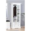 Armadio piccola una porta ACTOUSUS, bianco-crema-ral-1013