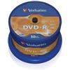 Verbatim - Scatola 50 DVD-R - argento lucido - 43548 - 4,7GB (unità vendita 1 pz.)