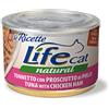 Life Pet Care Life Cat Le Ricette Tonnetto con Prosciutto di Pollo e Carote - Life Pet Care - Life Cat Le Ricette Tonnetto con Prosciutto di Pollo e Carote - 150GR