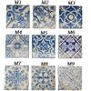 CERAMICHE CALTAGIRONE Piastrelle Ceramica Siciliana Blu 20 X 20