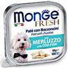 MONGE FRESH CANE ADULTO UMIDO 100 G PATE' E BOCCONCINI MERLUZZO