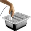 S&W Vasca Inox H 200 1/1 Gastronorm e coperchio tritan