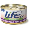 Life Pet care Life cat natural tonno con fegatini di pollo 85 gr