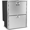 Vitrifrigo DRW180A Frigo-freezer a cassetto doppio, All in One, 150 Litri, Acciaio Inox, Luce LED interna, NO-Frost Totale, A x L x P 88.1x66.6x59.5 cm