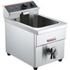 Beckers Friggitrice a induzione con rubinetto Modello FRI8LT Potenza 3500 Watt