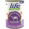 Life Dog Nutrition Plus Complete per Cane da 400g Gusto Manzo Patate e Carote
