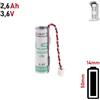 Combivox 61.846 Pacco batteria ricambio a Litio 3V6 2,6mA - Combivox
