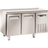 CoolHead Tavolo Freezer in acciaio inox Modello SF2100 Refrigerazione ventilata 2 Porte autochiudenti Capacità Lt. 230 Temp.°C. -22 / -18 Dim. cm L.135 P.60 H.85