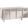 CoolHead Tavolo Refrigerato in acciaio inox Modello SF3100 Refrigerazione ventilata 3 Porte autochiudenti