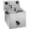 Amitek Friggitrice elettrica professionale da banco amitek fe8r