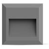 V-TAC SEGNAPASSO LED GRIGIO 2W BIANCO NATURALE QUAD. IP65 VT-1152-LED1324