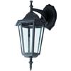 V-TAC LAMPADA DA GIARDINO A PARETE LANTERNA ATTACCO E27 DOWN NERA VT-750-LED7068