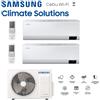 Samsung CLIMATIZZATORE CONDIZIONATORE SAMSUNG INVERTER DUAL SPLIT CEBU WI-FI 12000+12000 con AJ050TXJ R-32 CLASSE A+++ WIFI - NEW 12+12