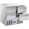 CoolHead Saladette Refrigerata GN1/1 con top inox Modello CRD94A Refrigerazione statica