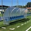 Panchina Calcio mt. 6 Standard acciaio + alveolare