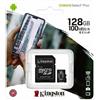 Kingston Memory Micro SD 128GB SDCS2 UHS-I C10 R A1 100MB/s R. + Adattatore