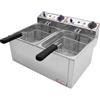 Beckers Friggitrice elettrica da banco Modello FR6+6 Potenza 3+3 Kw