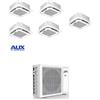 CLIMATIZZATORE PENTA CASSETTA 9+9+9+12+12 DC INVERTER AUX 8 VIE A++A+ LINEA 2026 WI-FI READY GAS R-32 ESTERNA AM5-H42/DR3
