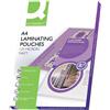 Q-Connect Pouches per plastificatrici Q-Connect 2x125 µm finitura opaca A4 Conf. 100 pezzi - KF24055