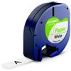 Dymo Nastro per etichettatrici Dymo LetraTag carta 12 mm x 4 m nero/bianco S0721510