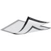 Durable Cornici con 2 pannelli magnetici DURABLE DURAFRAME® MAGNETIC PLUS PPL A4 argento metallizzato 236x32x3mm conf. 2 - 498523