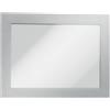 Durable Cornici con pannello magnetico DURABLE DURAFRAME® A6 PPL argento metallizzato 176x130mm conf. 2 - 487023