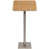 Securit Leggio portamenù Securit® in legno e acciaio 54x36x115 cm naturale MCS-115-TE